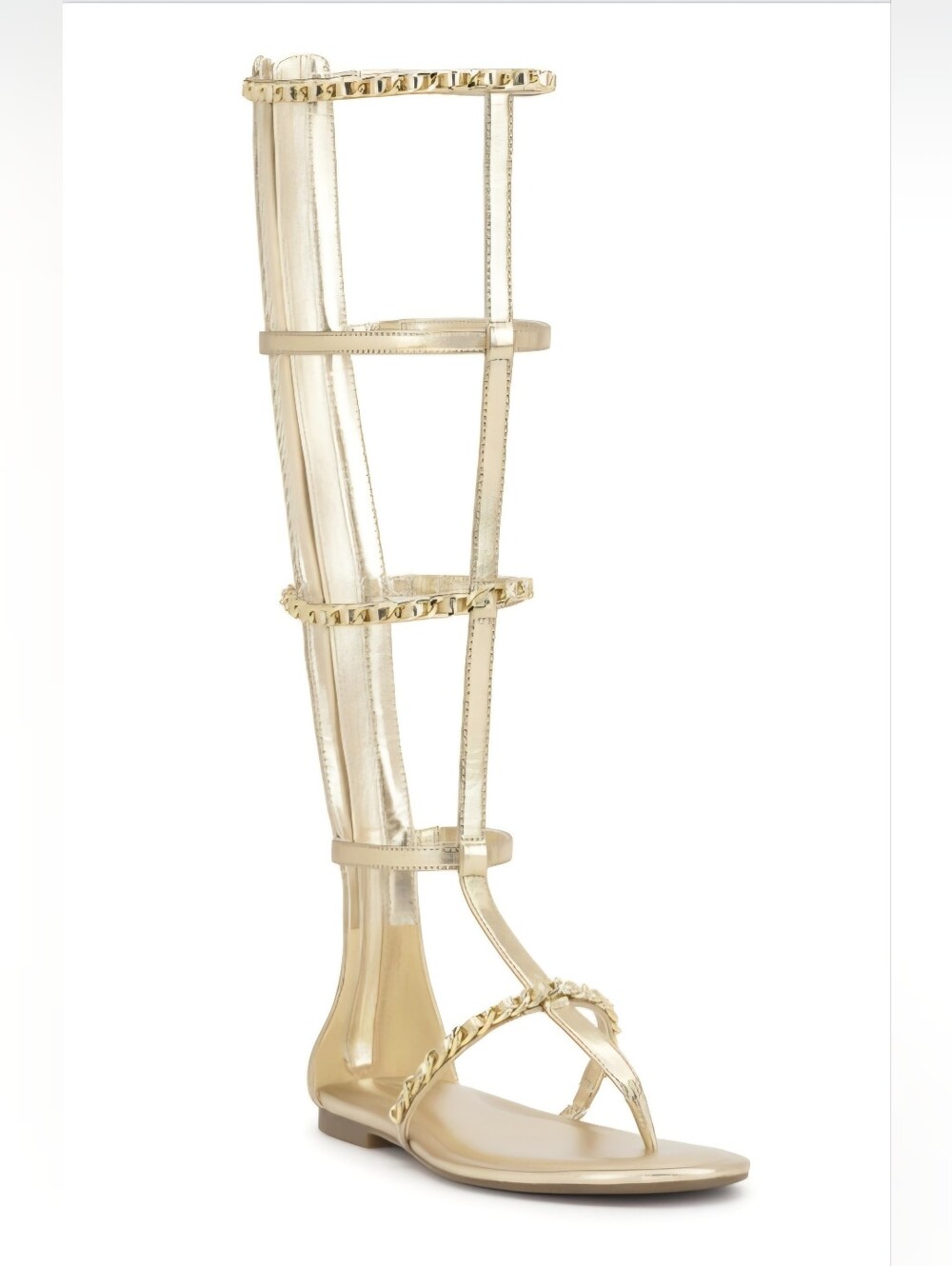 I.n.c. Women's Harini High-Rise Gladiator Sandals, Light Gold, 8M